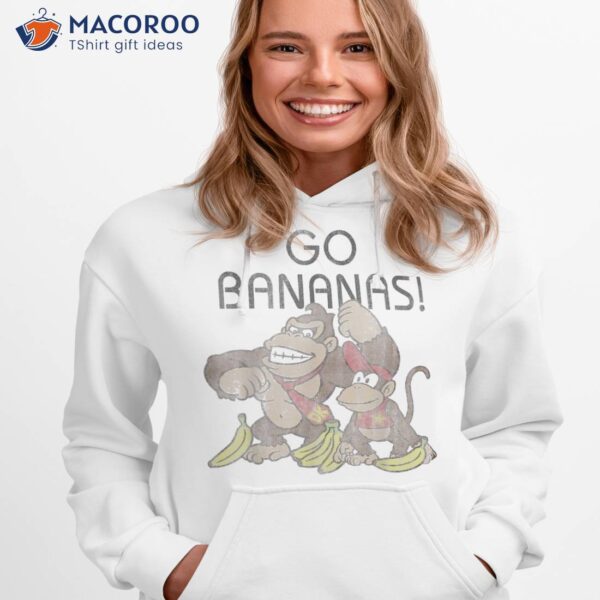 Nintendo Donkey Kong Go Bananas Vintage Graphic Shirt