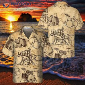 No Drums Life Hawaiian Shirt, Vintage Drum Shirts – Best Gift For Drummers