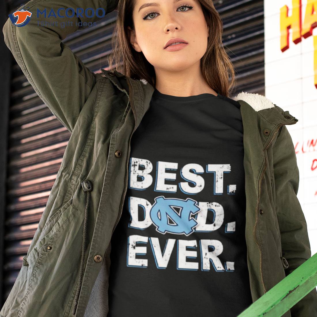 North Carolina Tar Heels Best Dad Ever Shirt North Carolina Tar Heels Best Dad Ever Shirt
