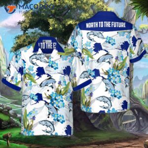 “north To The Future” Alaska Hawaiian Shirt