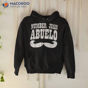 Number One Juan Abuelo Spanish Fathers Day Mexican Grandpa Shirt