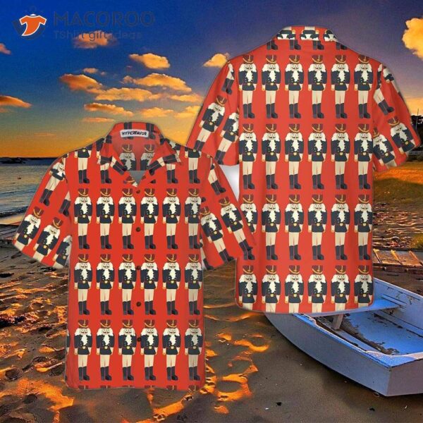 Nutcracker Seamless Christmas Pattern Hawaiian Shirt, Funny Gift For