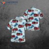 Oak Bluffs, Massachusetts, Bluffs Fire Departt Hawaiian Shirt