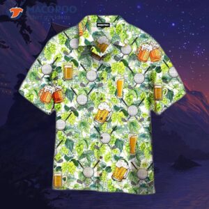 octoberfest golf and beer hawaiian shirts 0