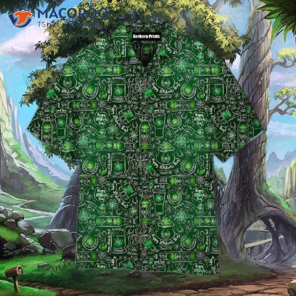 Octoberfest Saint Patrick’s Day Green Beer Shamrock Hawaiian Shirts