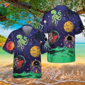 Octopus Astronaut Hawaiian Shirt, Funny Shirt For And