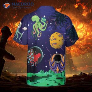octopus astronaut hawaiian shirt funny shirt for and 1