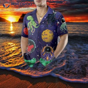 octopus astronaut hawaiian shirt funny shirt for and 4