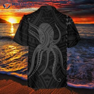 Octopus In Polynesian Style Hawaiian Shirt: Unique Shirt For