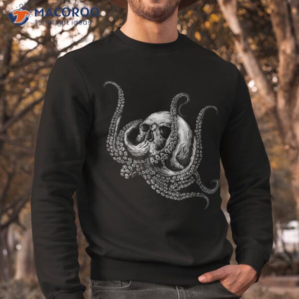 Octopus Sugar Skull Graphic Shirt