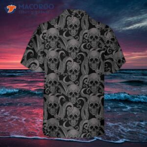 octopus tentacles and skull hawaiian shirt cool shirt for 1