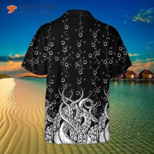 octopus tentacles with ocean bubbles hawaiian shirt cool best print gift 1