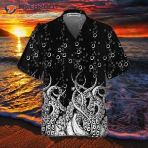 octopus tentacles with ocean bubbles hawaiian shirt cool best print gift 2