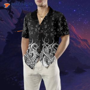 octopus tentacles with ocean bubbles hawaiian shirt cool best print gift 4