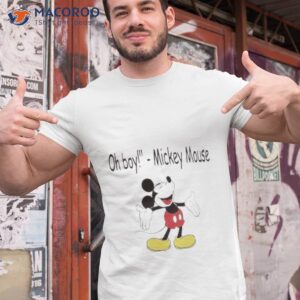 oh boy mickey mouse shirt tshirt 1