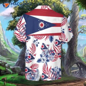 ohio proud hawaiian shirt floral flag state shirt for and 1