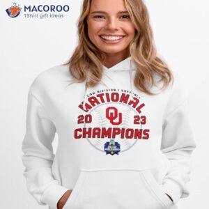 oklahoma sooners 2023 ncaa softball womens cws champions shirt hoodie 1