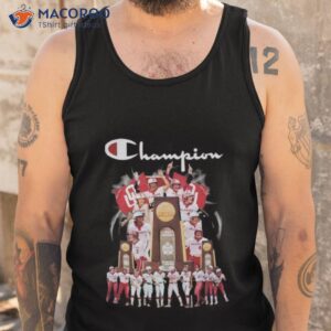 oklahoma sooners champion 2023 ncaa softball shirt tank top