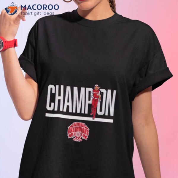 Oklahoma Sooners Softball Jayda Coleman Champion Shirt