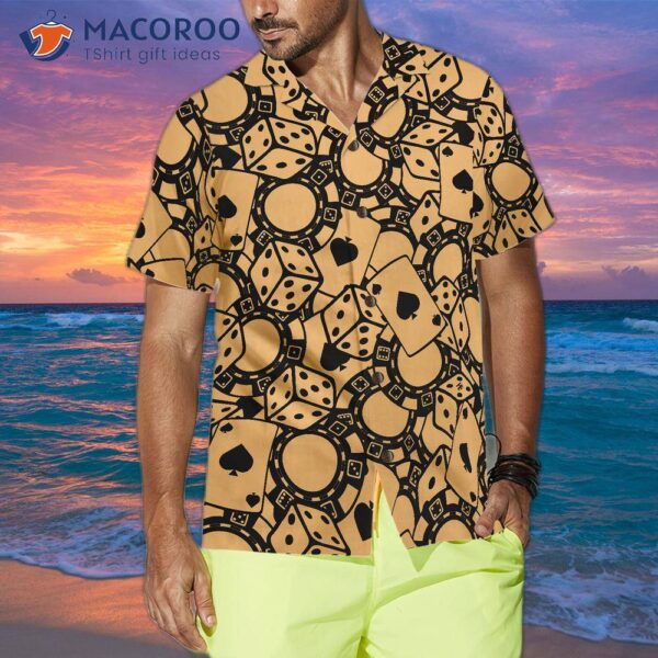 Old Retro Poker Hawaiian Shirt For