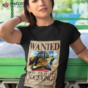 one piece sogeking wanted post shirt tshirt 1