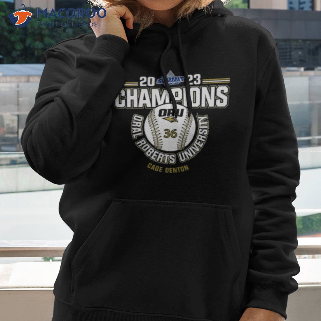 Oral Roberts University Cade Denton 2023 Ncaa Baseball Summit League Champions Shirt Oral Roberts University Cade Denton 2023 Ncaa Baseball Summit League Champions Shirt