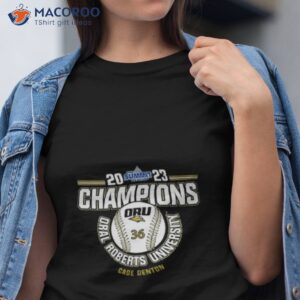 oral roberts university cade denton 2023 ncaa baseball summit league champions shirt tshirt