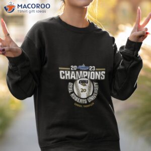 oral roberts university samuel thompson 2023 ncaa baseball summit league champions shirt sweatshirt 2