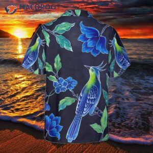 oriental style songbird hawaiian shirt 1