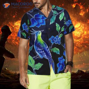 oriental style songbird hawaiian shirt 3