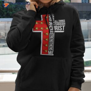 ottawa senators i can do all things through christ who strengthens me cross shirt hoodie