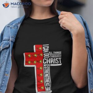 ottawa senators i can do all things through christ who strengthens me cross shirt tshirt