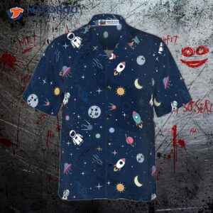 outer space hawaiian shirt 2