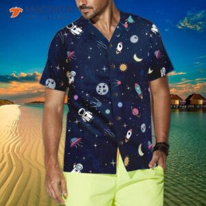 outer space hawaiian shirt 3