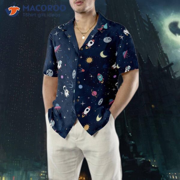 Outer Space Hawaiian Shirt