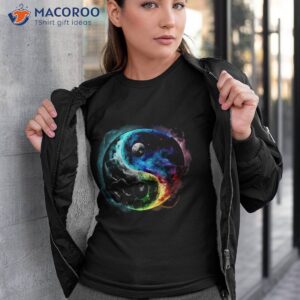 outer space moon clouds lunar yin yang spiritual mystical shirt tshirt 3