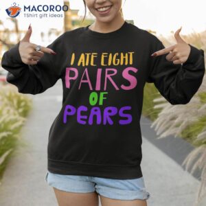 pairs of pears grammar teacher visualized homophones shirt sweatshirt 1