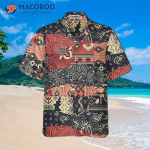 paisley and motifs abstract pattern native american hawaiian shirt unique gift 4