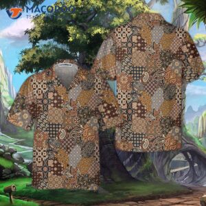 paisley geometric pattern hawaiian shirt shirt for and print 0