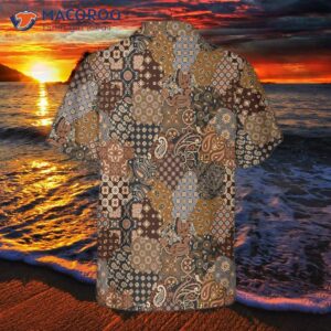 paisley geometric pattern hawaiian shirt shirt for and print 1