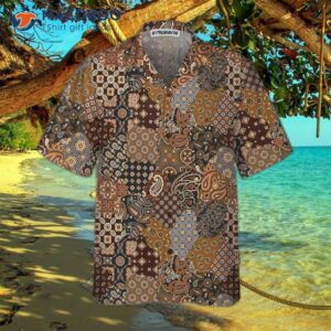 paisley geometric pattern hawaiian shirt shirt for and print 2