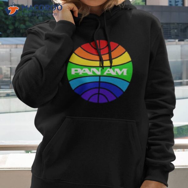 Pan Am Logo Rainbow Shirt