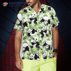 panda bamboo hawaiian shirt 3