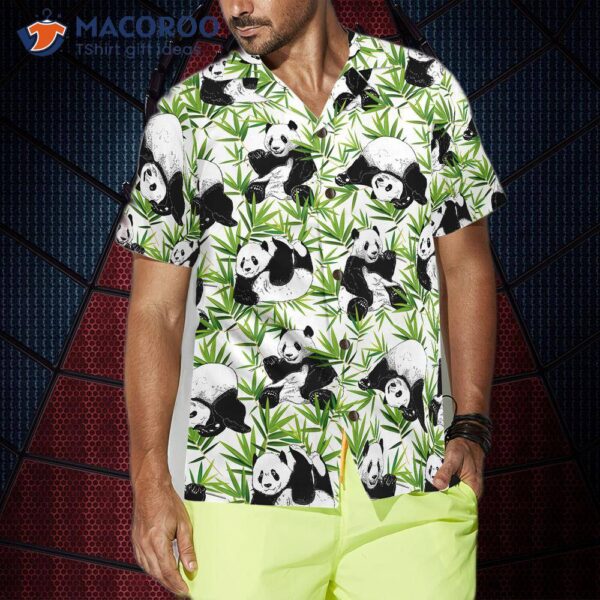 Panda Bamboo Hawaiian Shirt