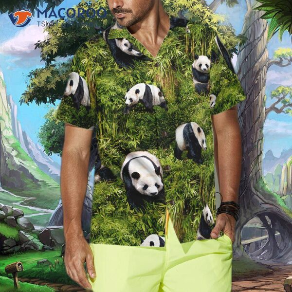 Panda Tree Hawaiian Shirt