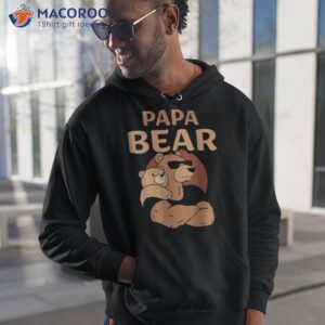 Papa Bear Bears Animal Pun Lover Dad Father Daddy Father’s Shirt