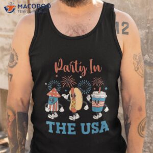 party 4th of july funny usa summer family shirt tank top