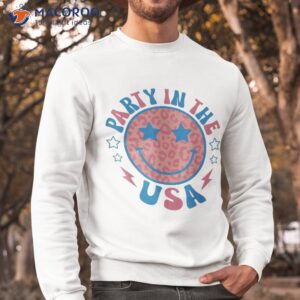 party in the usa 4th of july preppy smile shirt sweatshirt