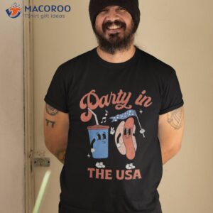 party in the usa shirt 4th of july themed soda and hotdog shirt tshirt 2