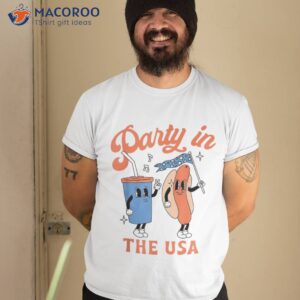 party in the usa shirt hot dog love funny 4th of july tshirt 2